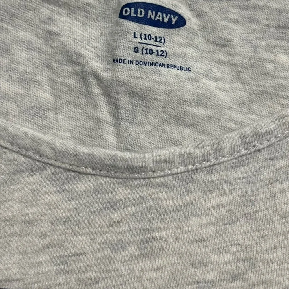 Old Navy L (10/12) Living My Best Life Unicorn Tank Top